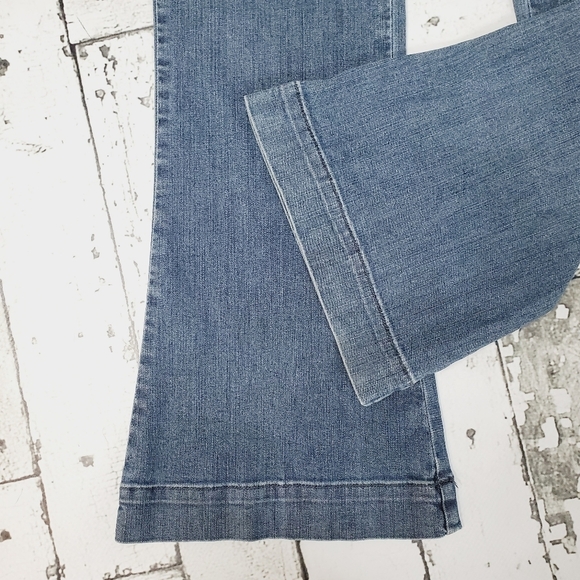 The Limited Fit & Flare 678 Sailor Trouser Flare Jeans 6R - Picture 7 of 11